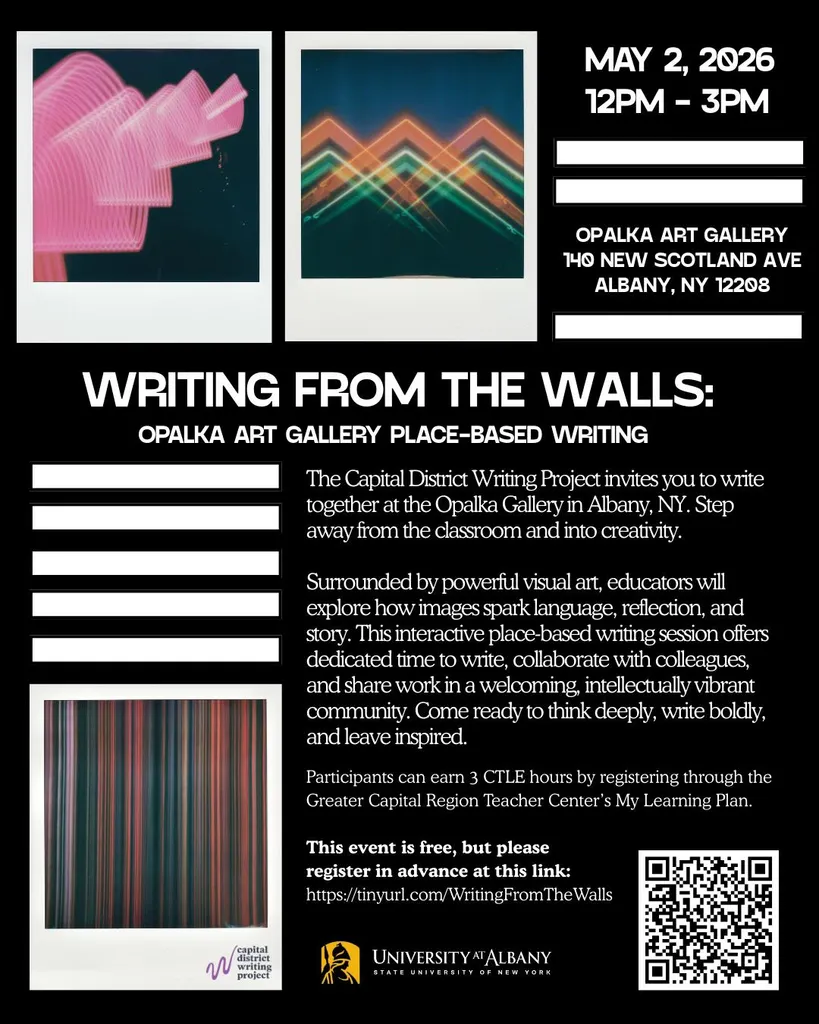 Writing from the Walls: Opalka Art Gallery Place-Based Writing