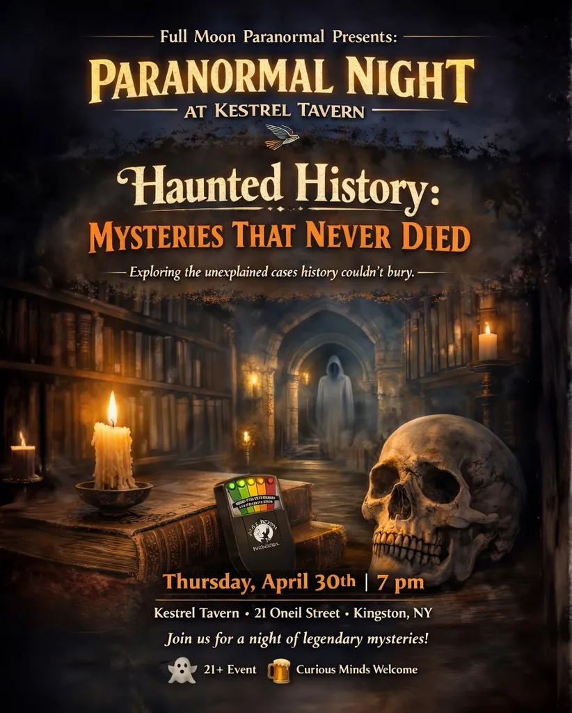 Paranormal Night at Kestrel Tavern: Mysteries That Never Died