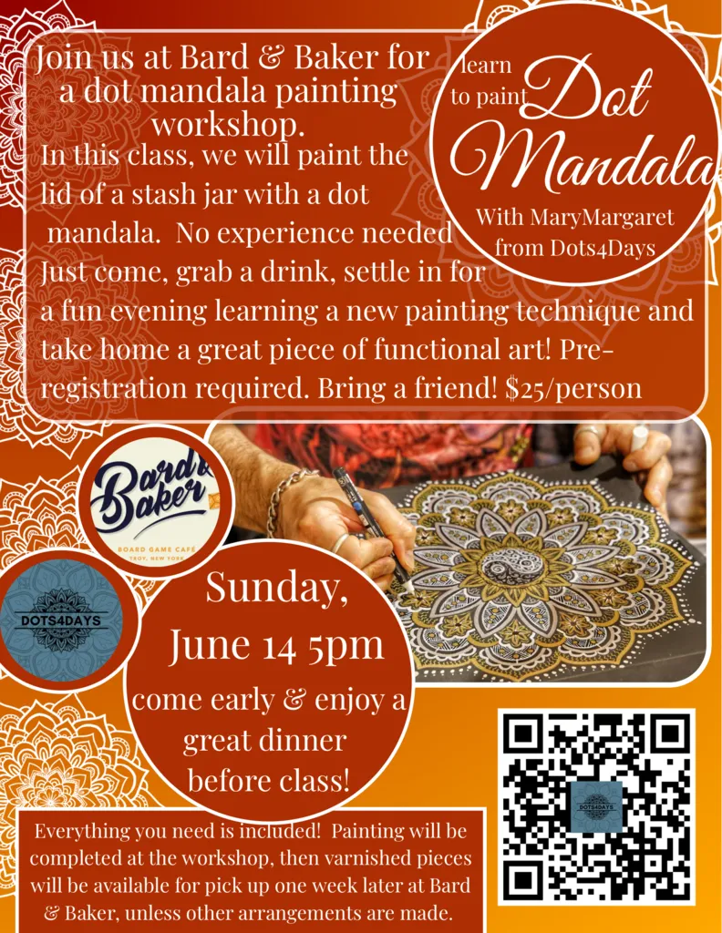 'Stash Jar' Dot Mandala Workshop w/ Dots4Days