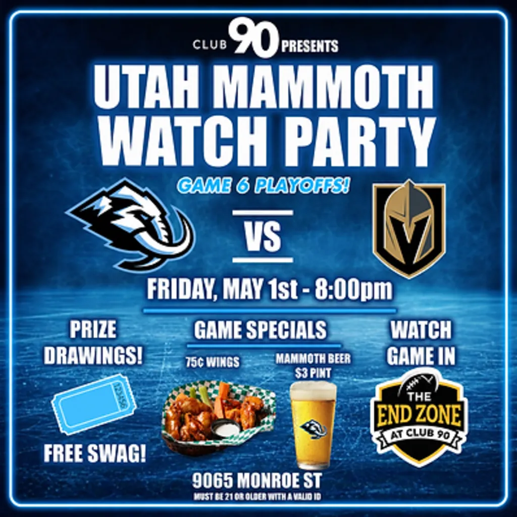 Utah Mammoth Watch Party (Game 6)