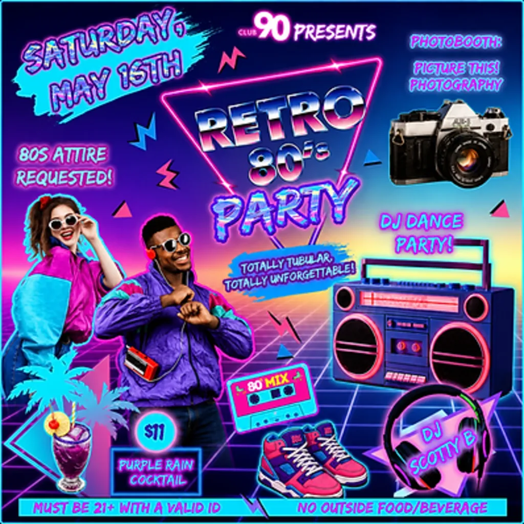 RETRO 80s PARTY!
