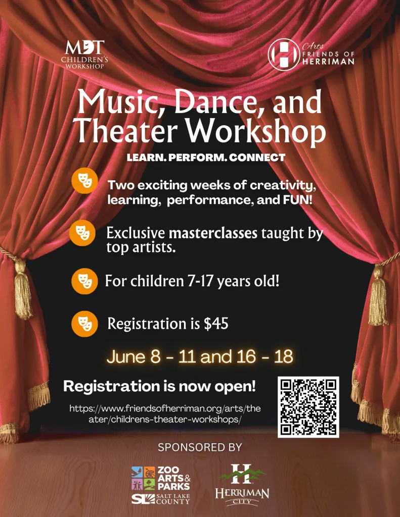 MDT (Musical, Dance, Theater) Workshops! Ages 7-17 welcome.