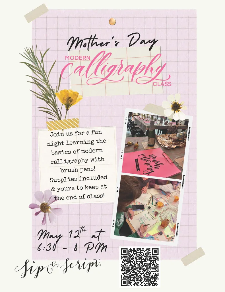 Mother's Day Modern Calligraphy Class