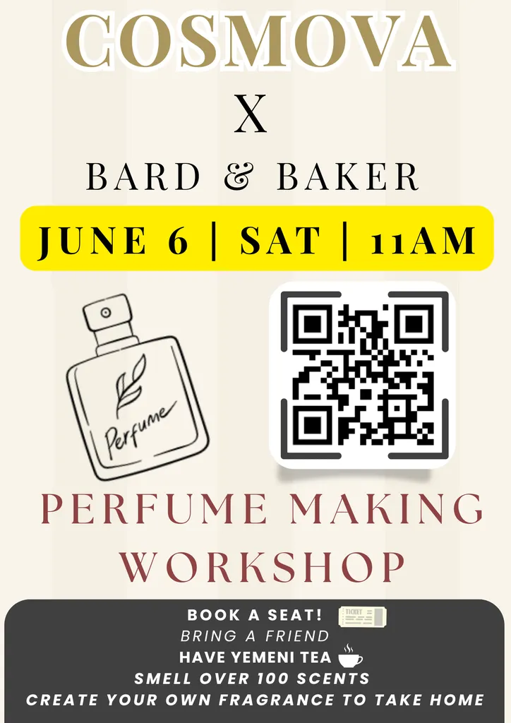 Signature Scent Perfume Workshop w/ COSMOVA