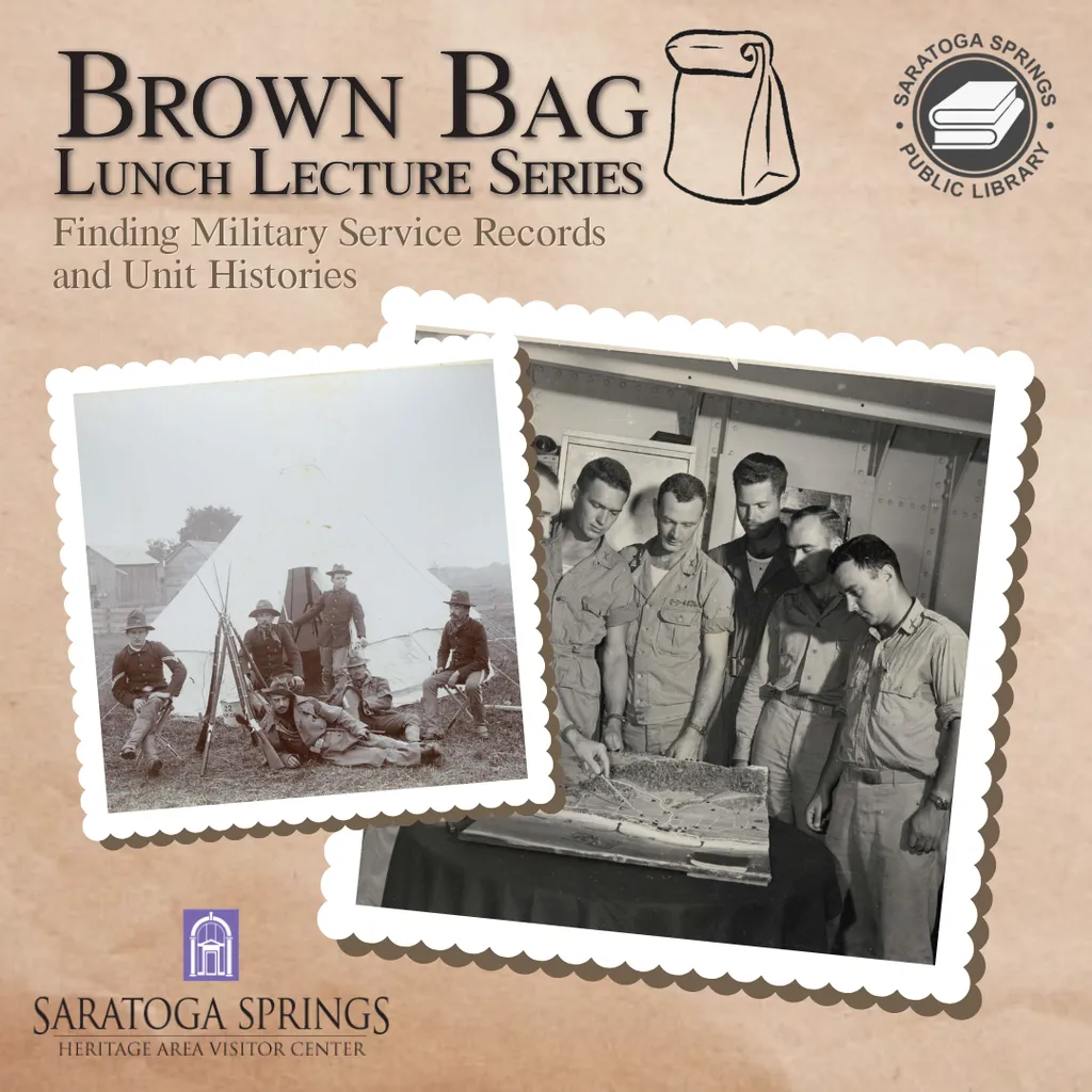 Brown Bag Lunch: Finding Military Service Records and Unit Histories In-Person / Online