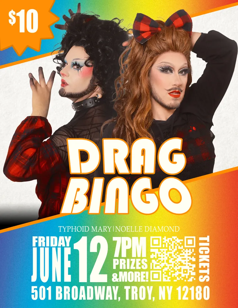 Drag Queen Bingo Night w/Typhoid Mary and Noelle Diamond