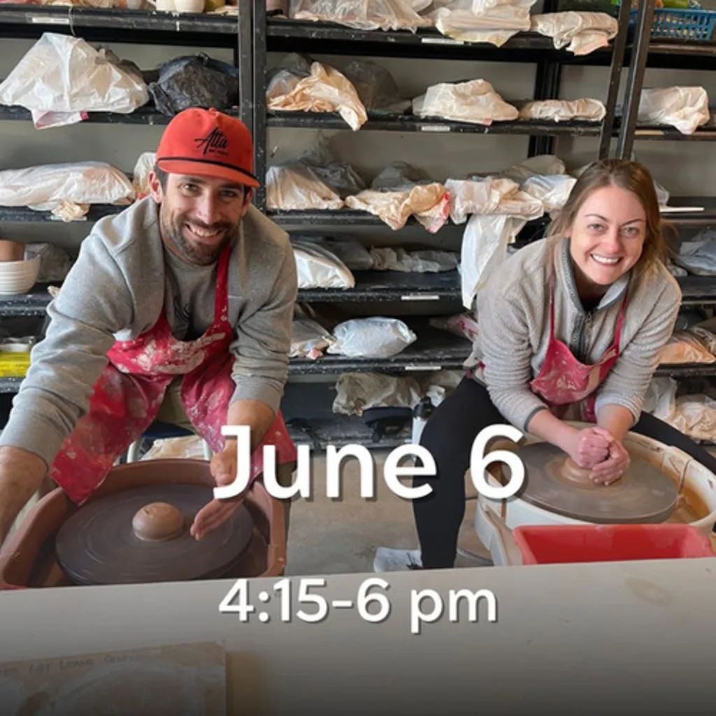 Try It Out Pottery Class - Saturday, June 6, 4:15-6 pm