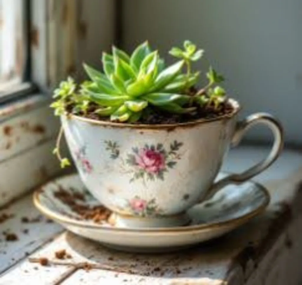 Tea Cup Succulents May 16, 2026 1:00pm-2:30pm