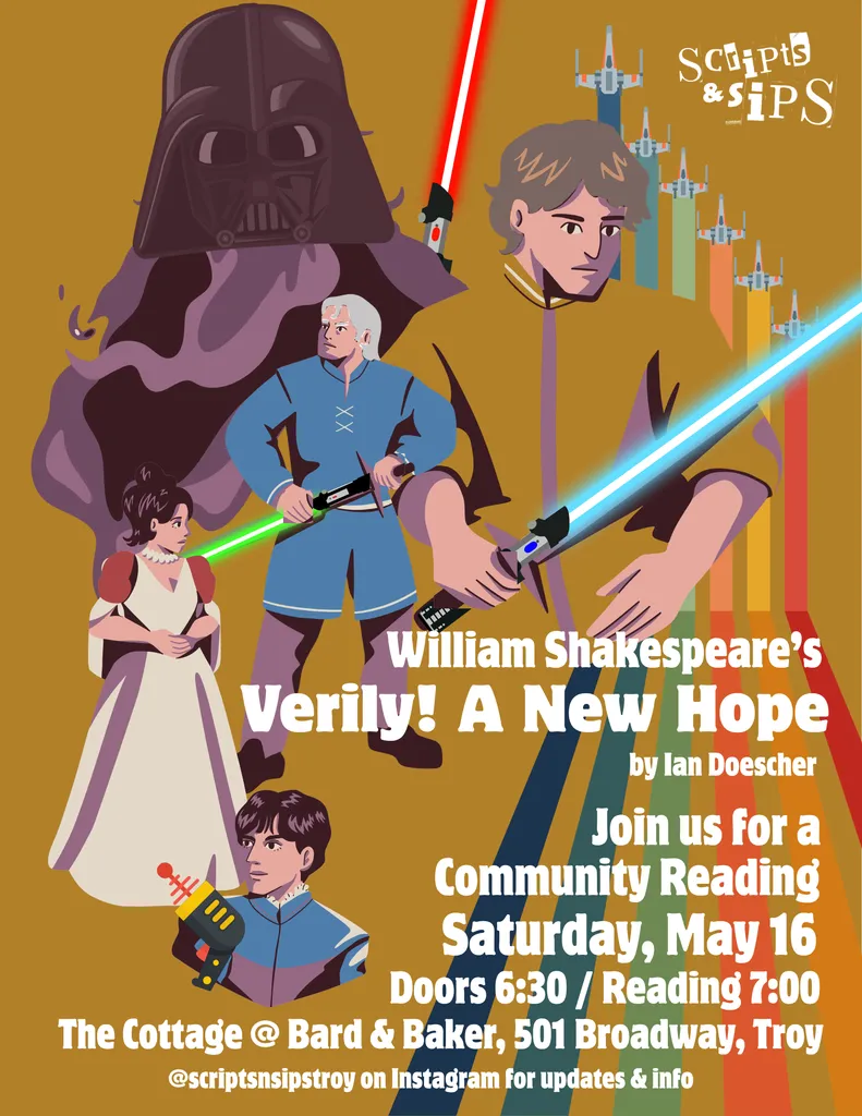 Scripts and Sips: William Shakespeare's Star Wars: Verily, A New Hope