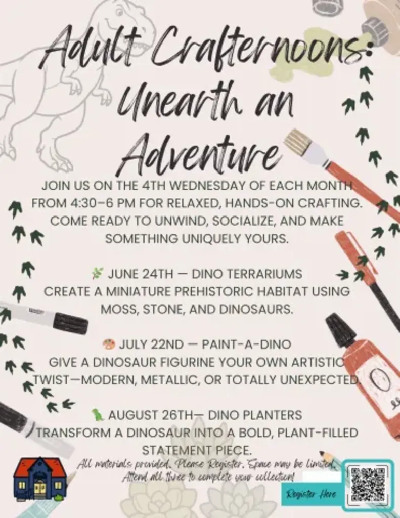 Adult Crafternoons: Unearth an Adventure (Summer Series)