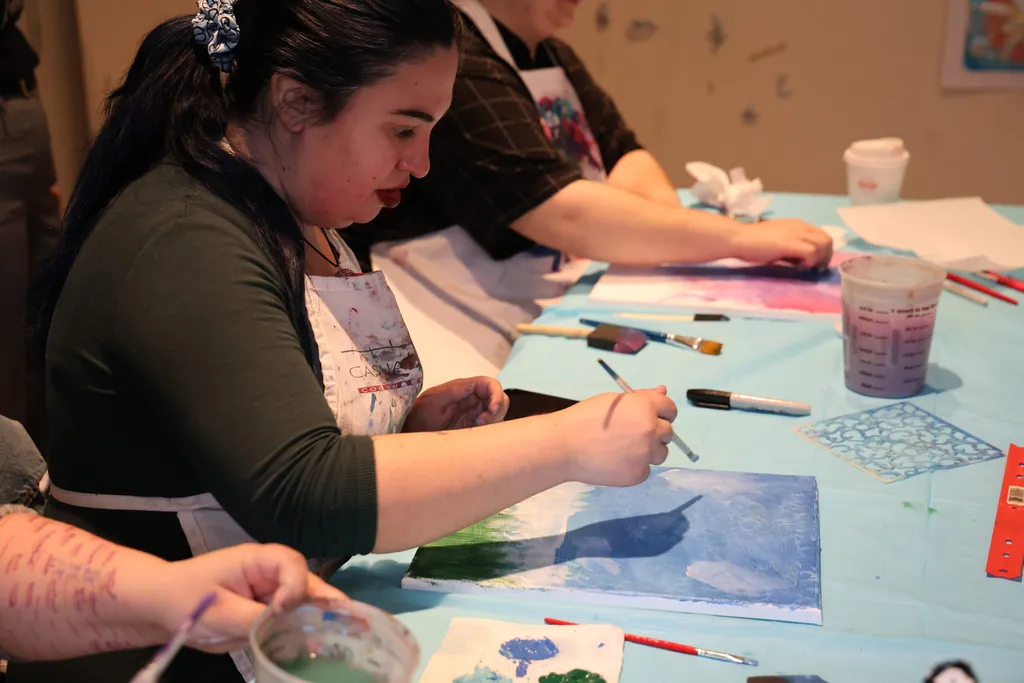 Creative Coffee Hour: Watercolor Landscape