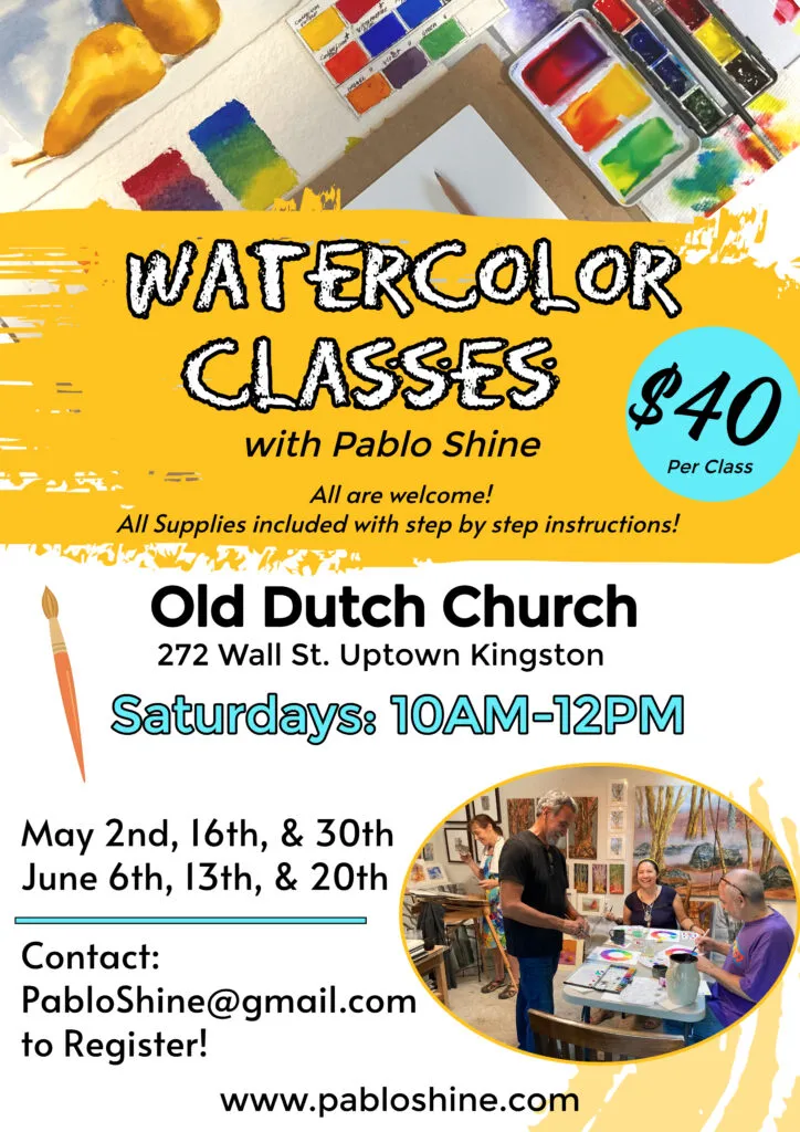 Watercolor Classes with Pablo Shine