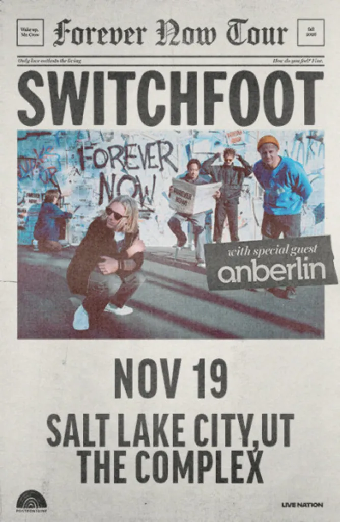 Switchfoot with special guest Anberlin - Forever Now Tour @ Rockwell