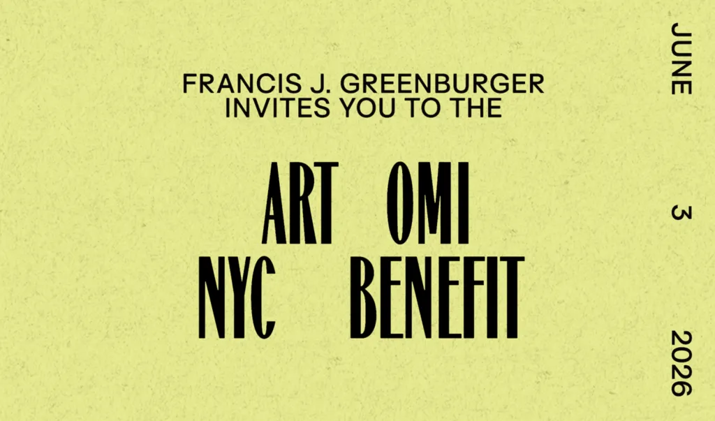 Art Omi NYC Benefit 2026