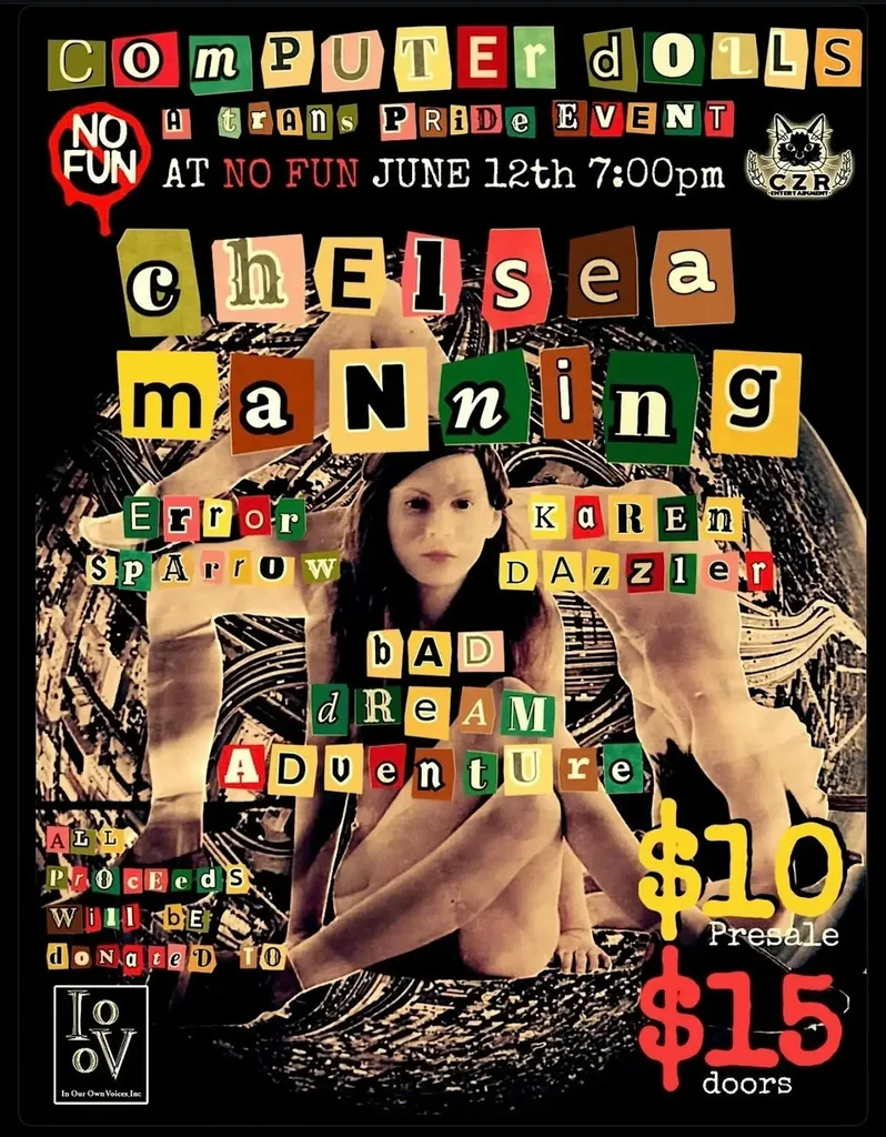 CZR presents COMPUTER DOLLS: Chelsea Manning & more
