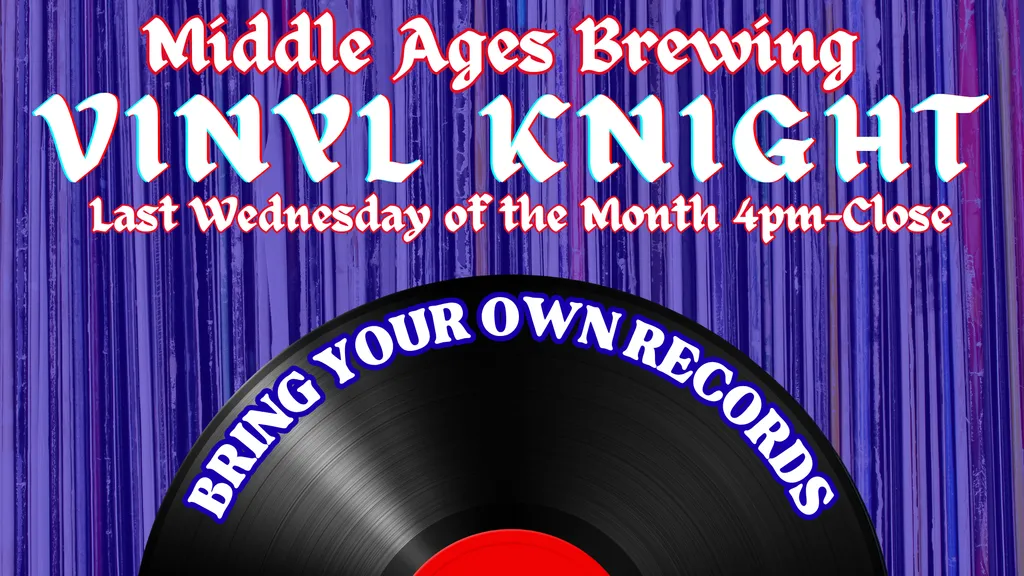 🎵Vinyl Knight at Middle Ages Brewing🎵