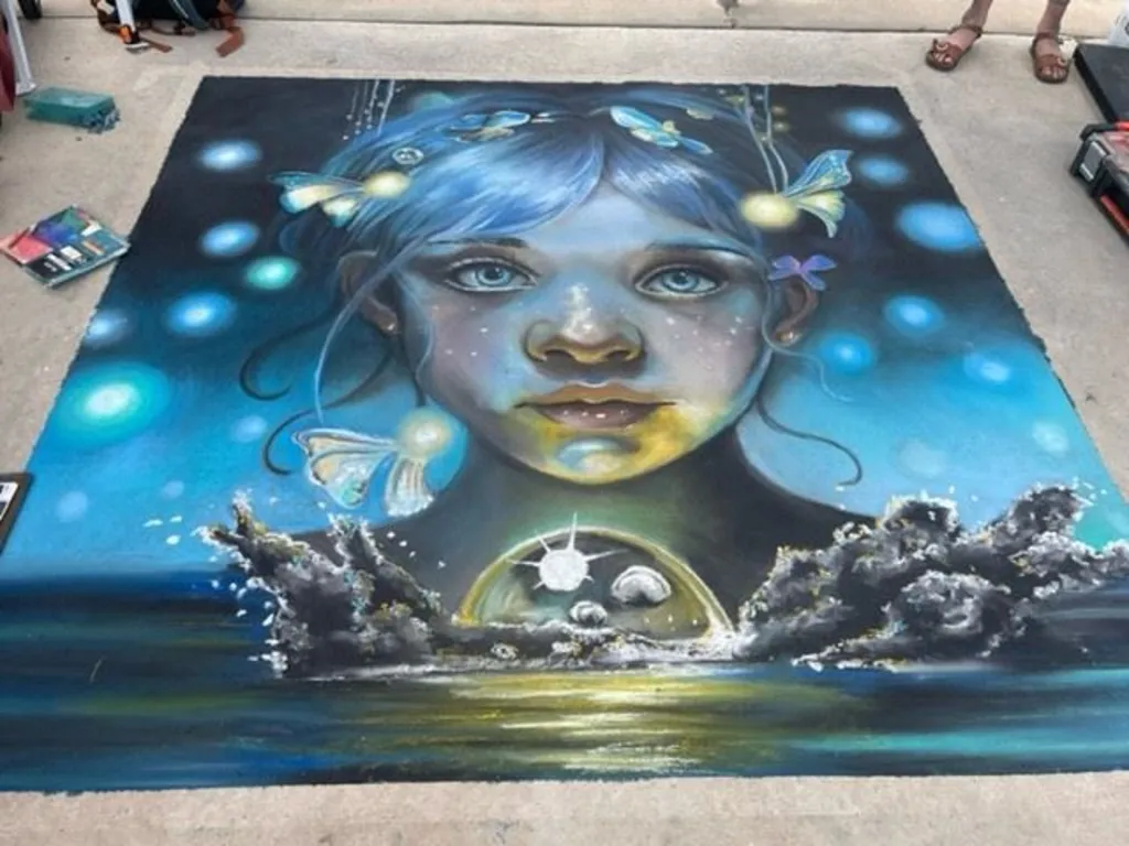 Chalk Art Festival at SoJo Summerfest