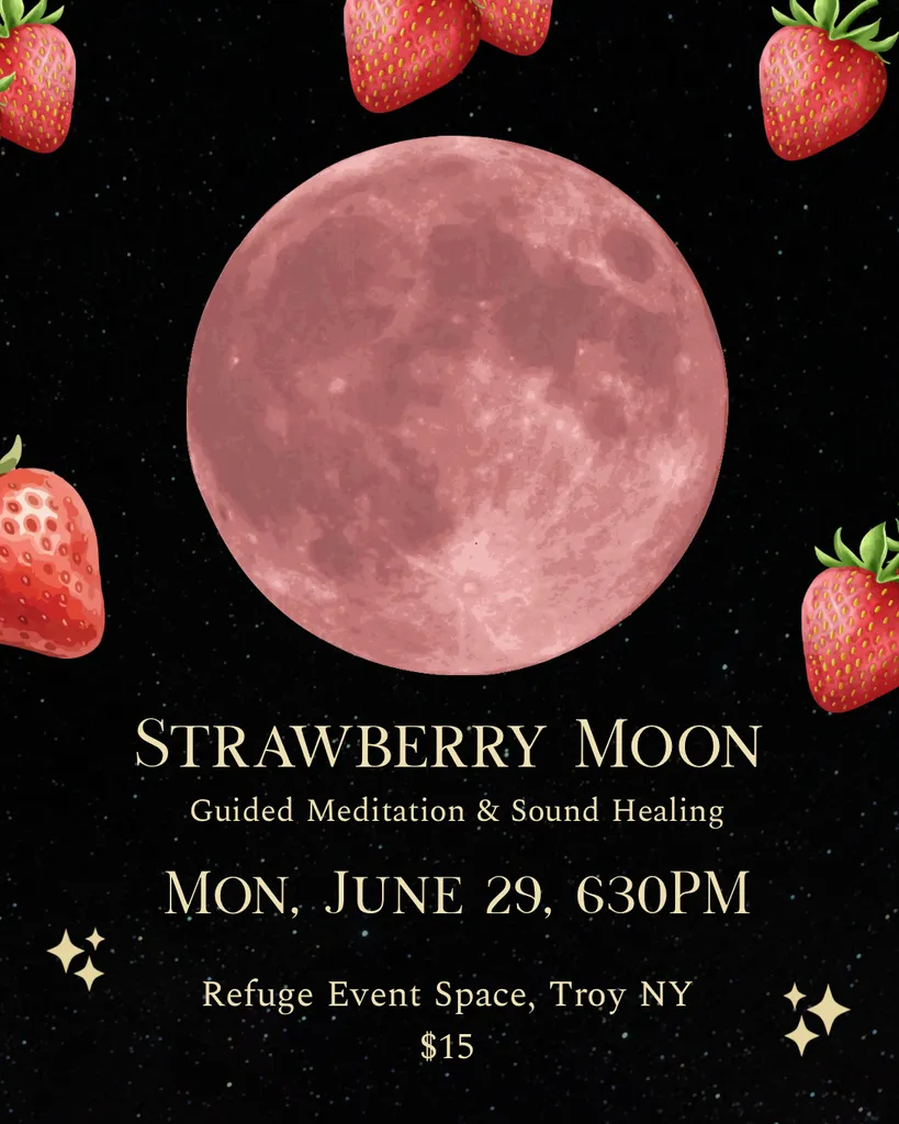 🍓🌕 Strawberry Moon Meditation 🌕🍓