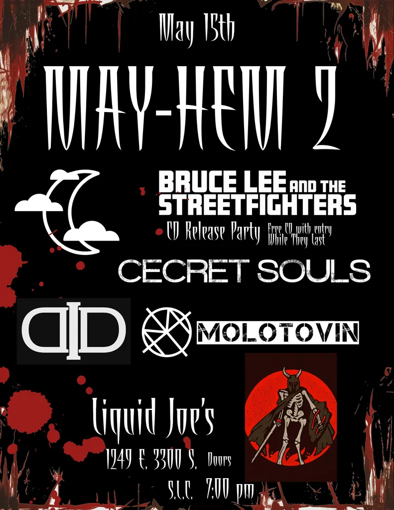 Bruce Lee and The Streetfighters CD Release Party