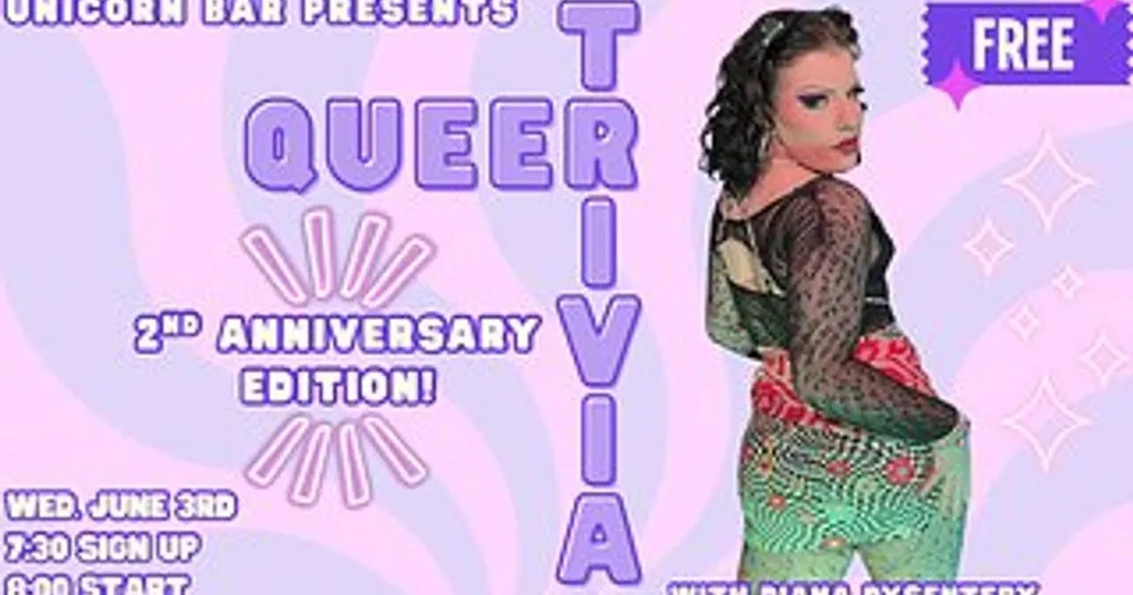 Queer Trivia with Diana Dysentery - 2nd Anniversary!