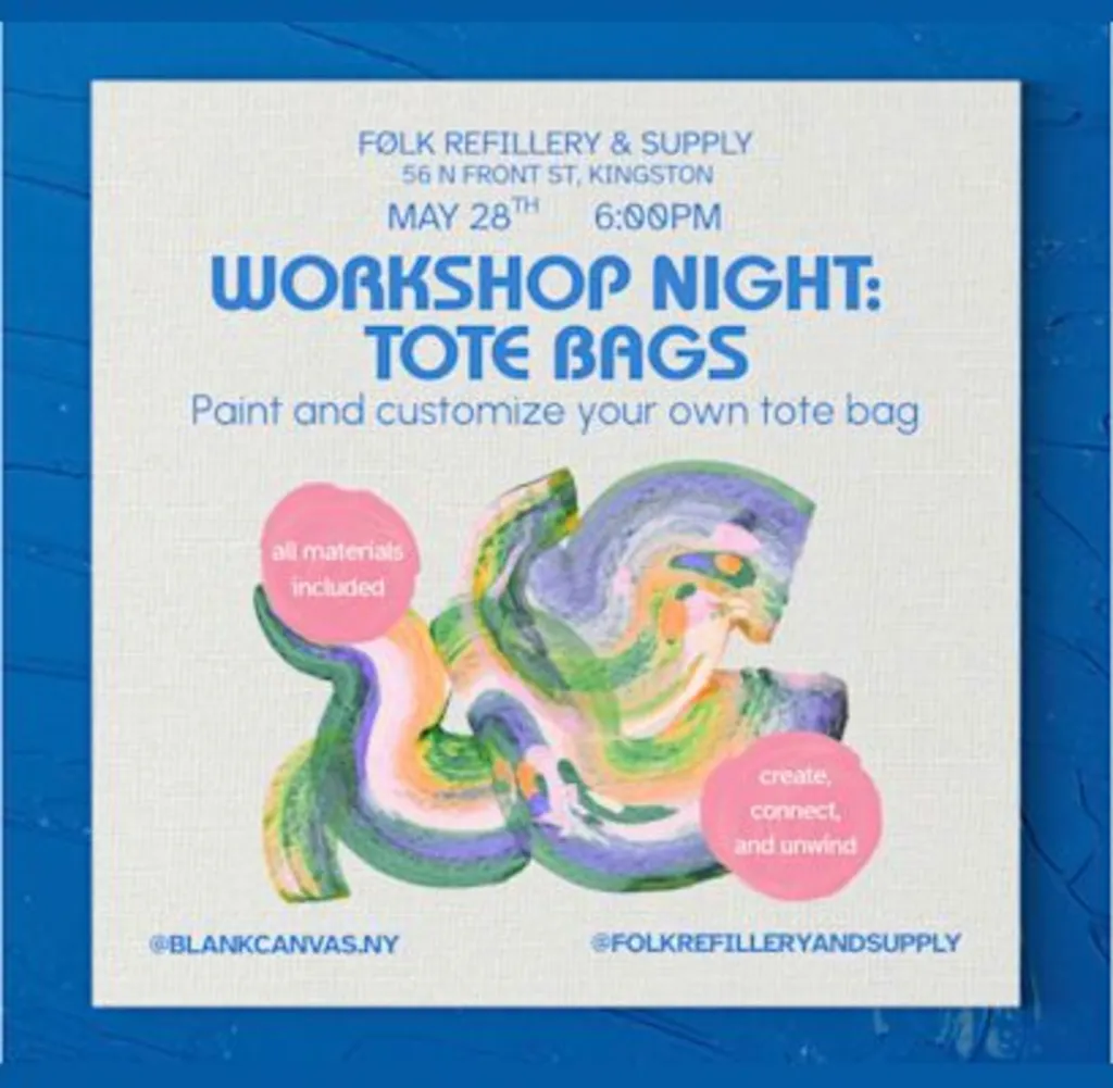 Custom Painted Tote Bag Workshop
