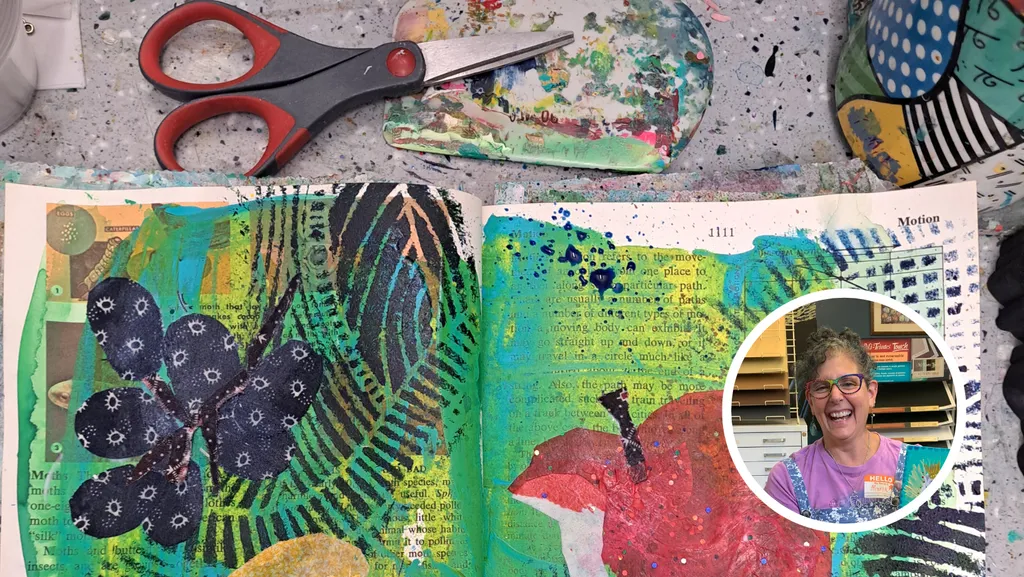 Altered Book Pages Workshop with Maria DeAngelo