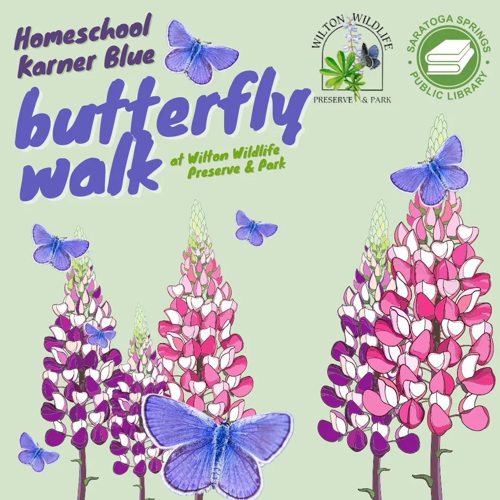 Homeschool Karner Blue Butterfly Walk at Wilton Wildlife Preserve In-Person