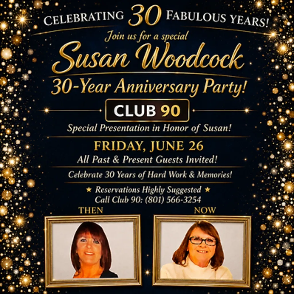 30 Year Anniversary Party: Susan Woodcock!