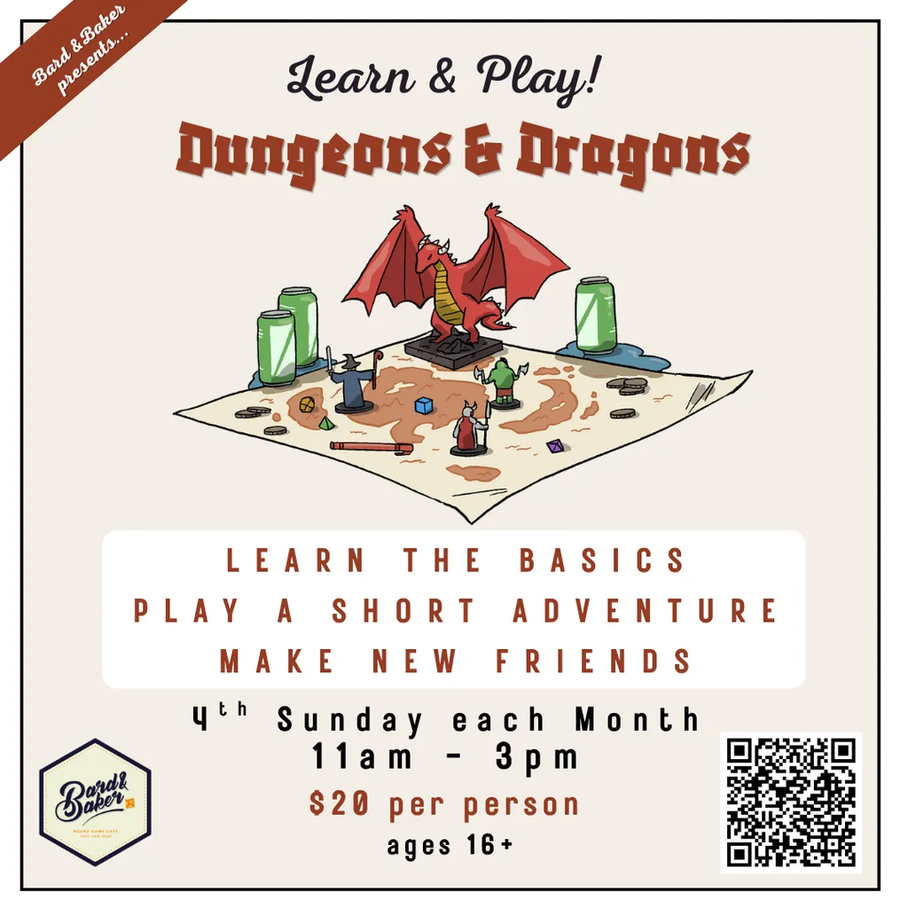 Learn and Play: Dungeons and Dragons w/DM Alex