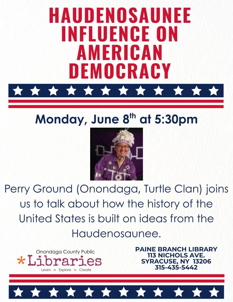 250th Celebration Series Haudenosaunee Influence on American Democracy @ Paine