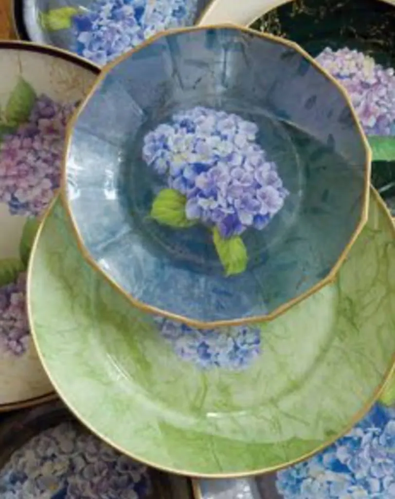 The Mindful Maker: Decorative Decoupage Dishes