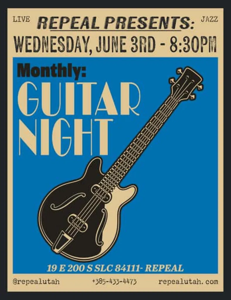 Repeal Presents - Monthly Guitar Night