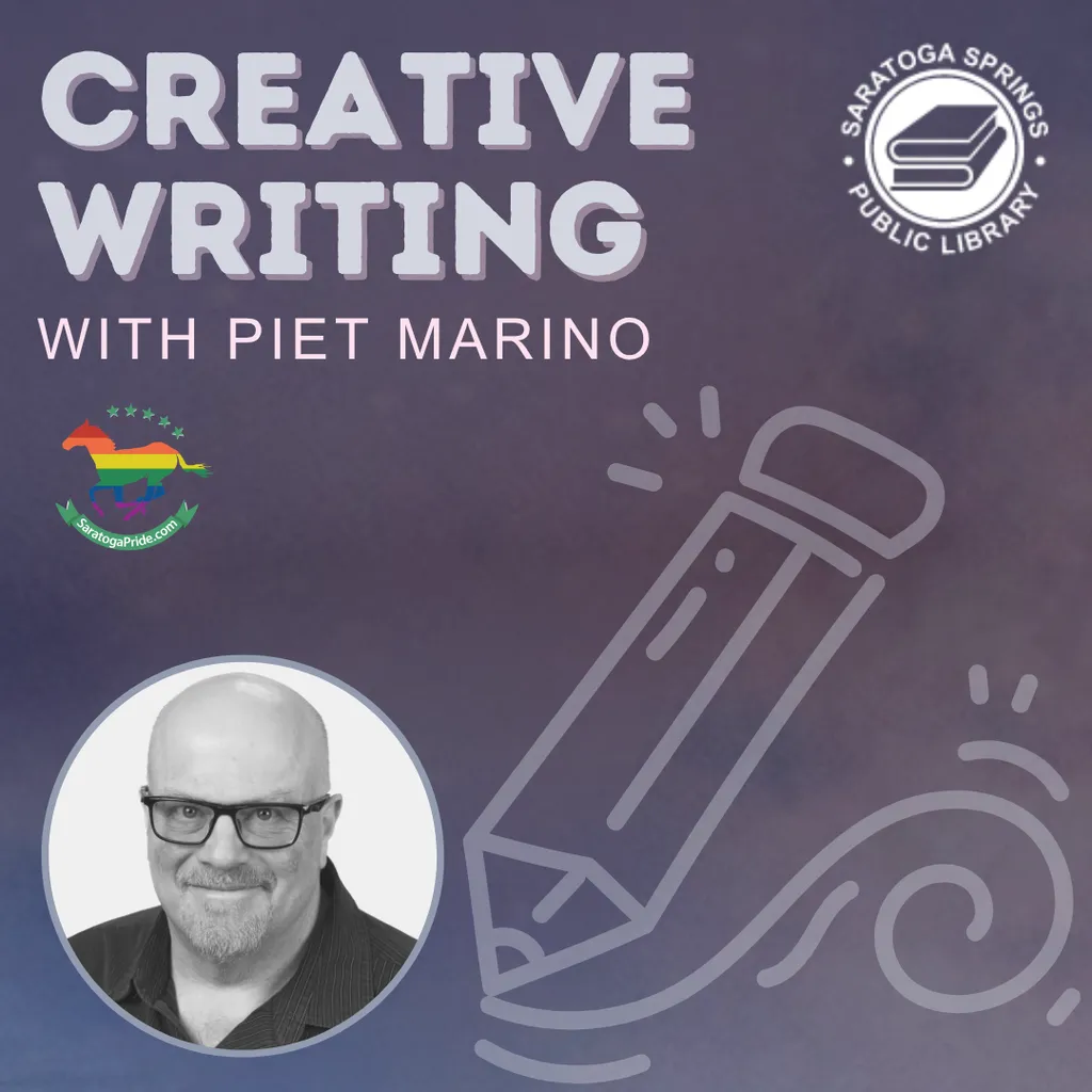 Creative Writing for Adults with Piet Marino In-Person