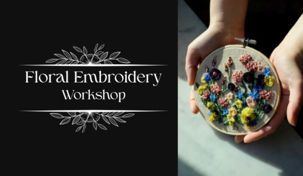 Floral Embroidery Workshop