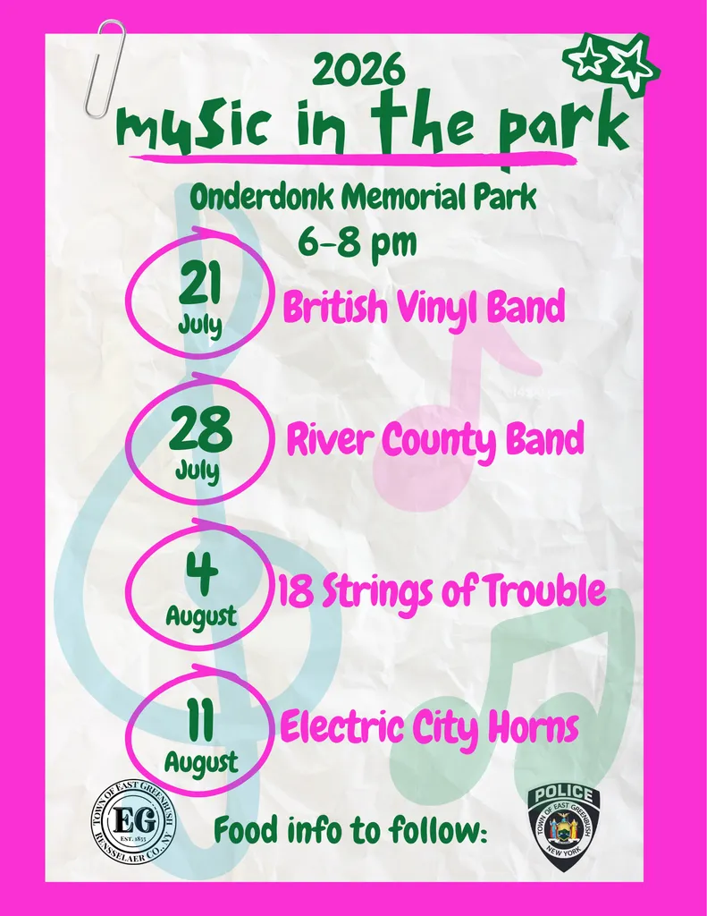 East Greenbush Music in the Park: British Vinyl Band