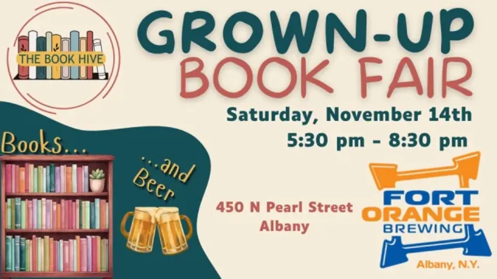 Grown-Up Book Fair at Fort Orange Brewing