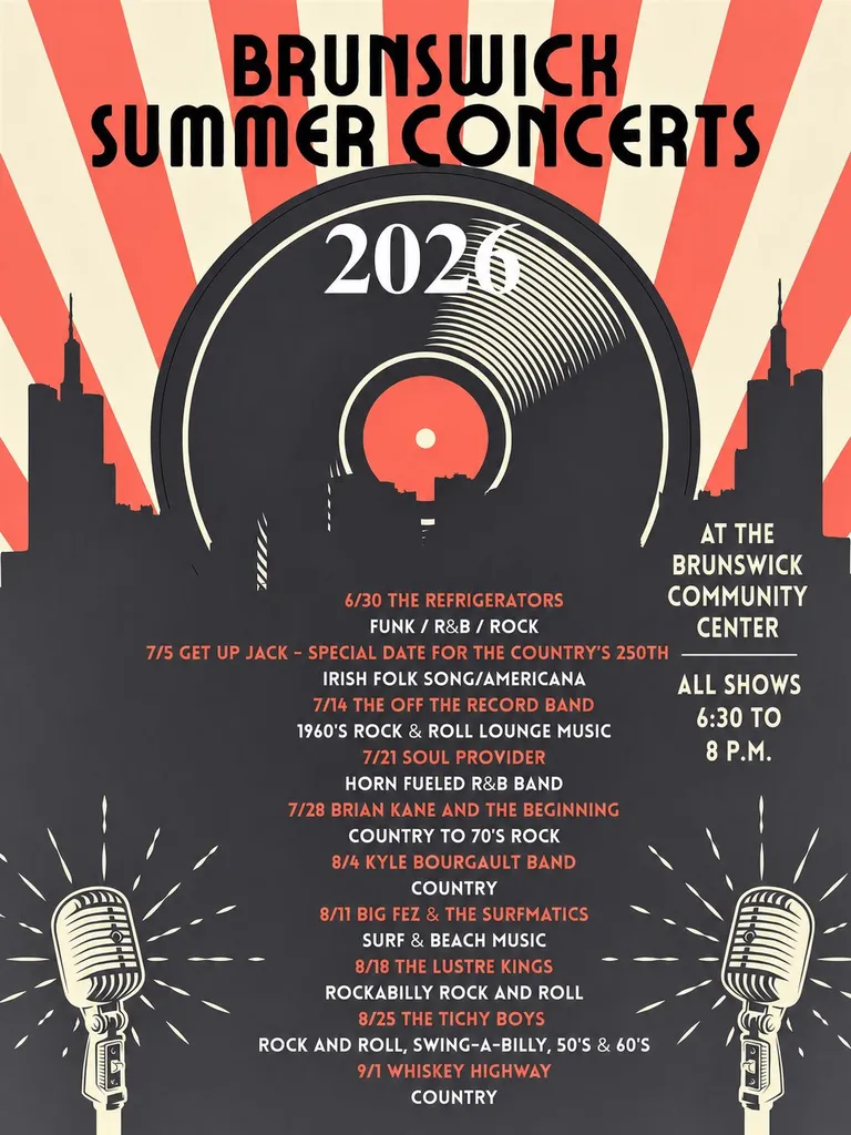Brunswick Summer Concerts: The Tichy Boys