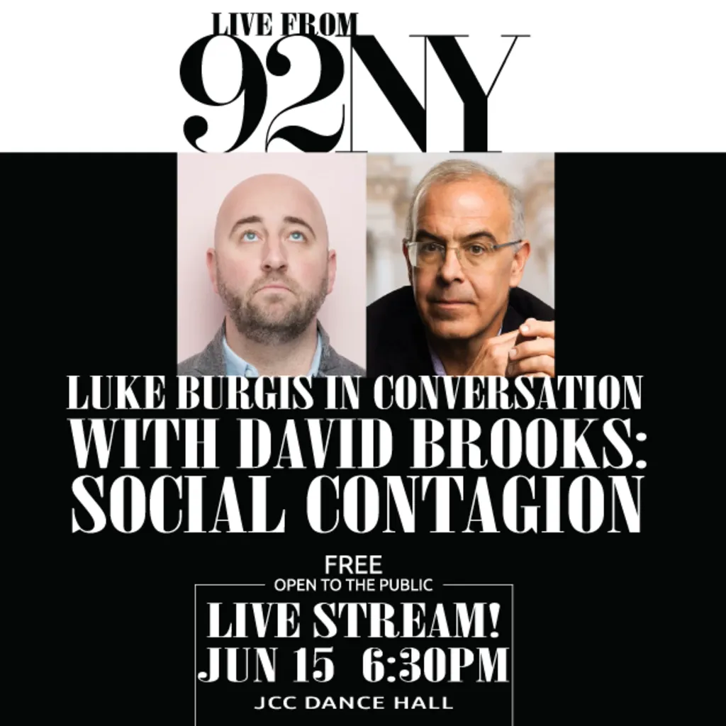 Live From 92NY Luke Burgis With David Brooks