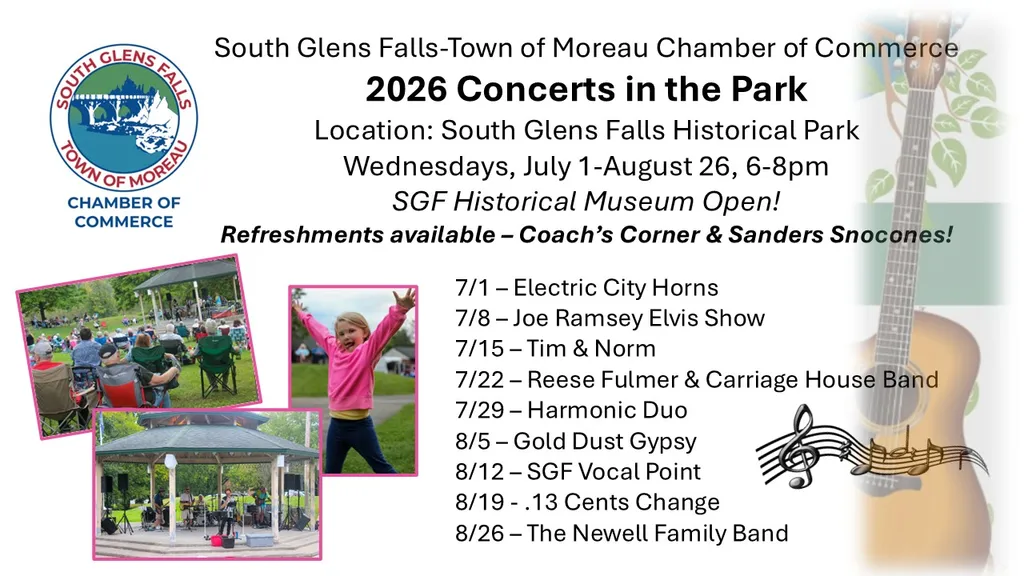 South Glens Falls Concerts in the Park: Reese Fulmer & Carriage House Band