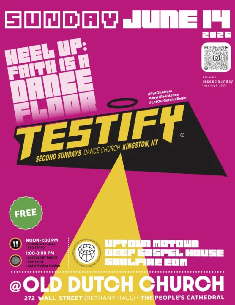 Testify Second Sundays Dance Church: Heel Up: Faith is a Dance Floor