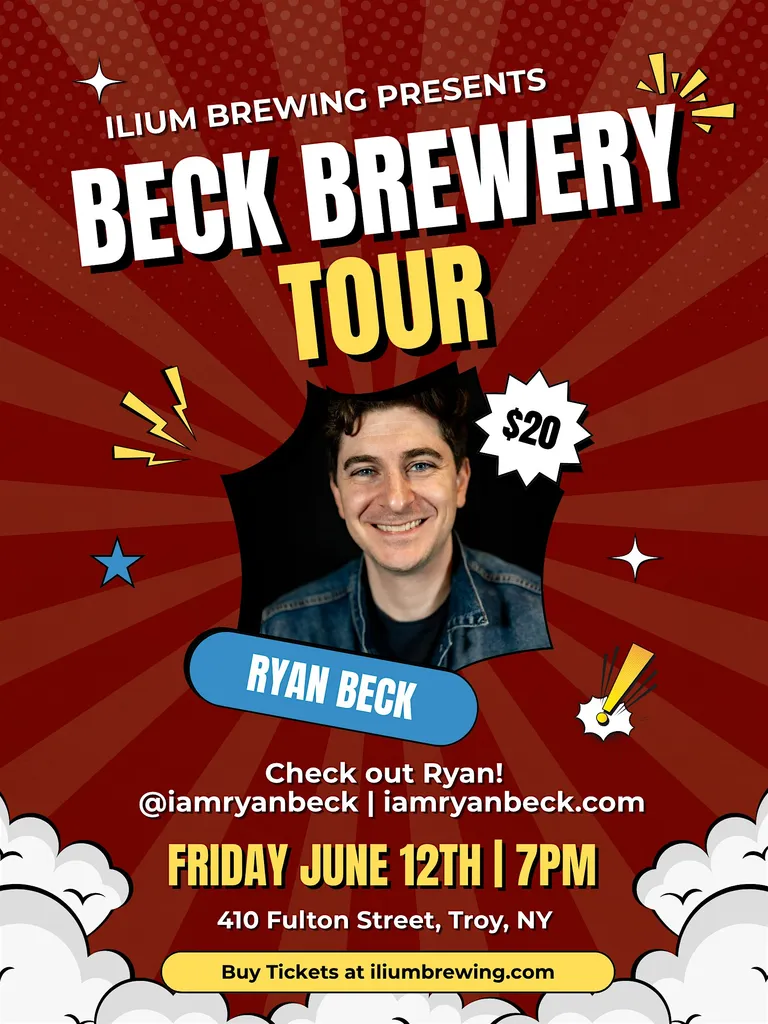 Beck Brewery Tour Comedy Show with Ryan Beck