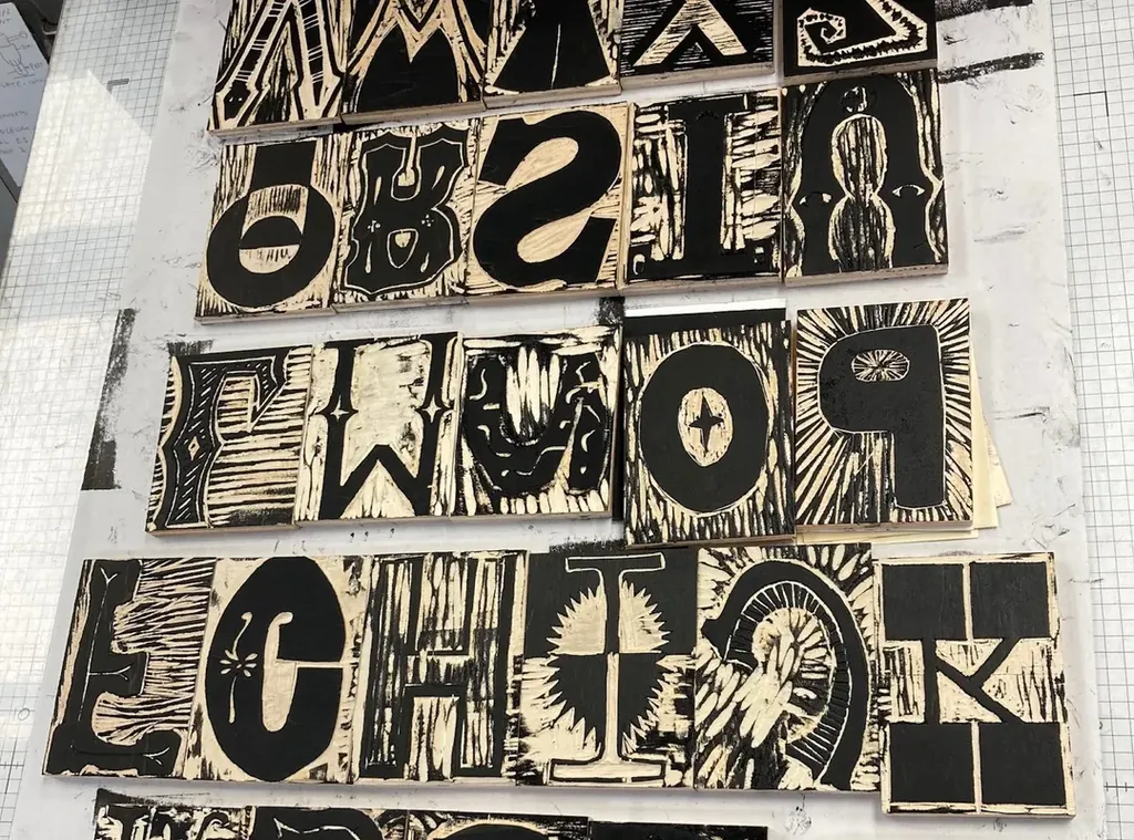 Three Day Class - Woodcut Typography with Norah Maki (NPS)