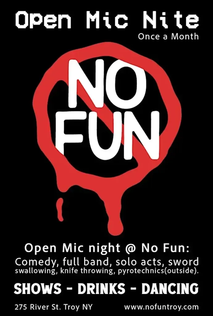 No Fun Open Mic + Talent Show