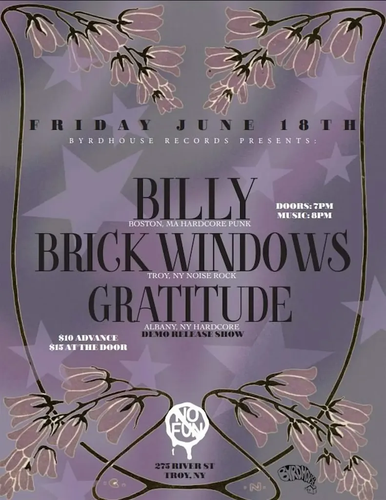 Gratitude (Release Show) / BILLY / Brick Windows