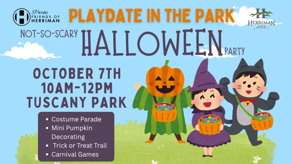 Playdate in the Park: Not-So-Scary Halloween Party