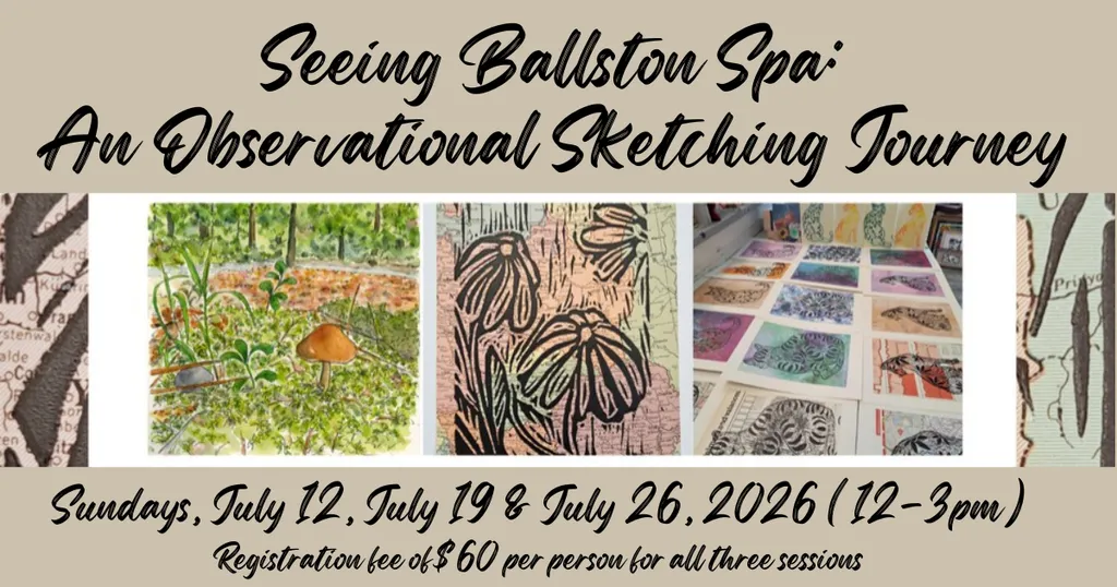 Seeing Ballston Spa: An Observational Sketching Journey