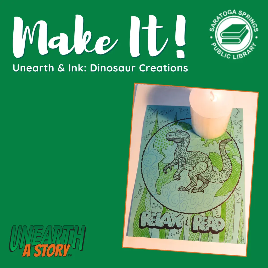 Make It! Unearth & Ink: Dinosaur Creations In-Person
