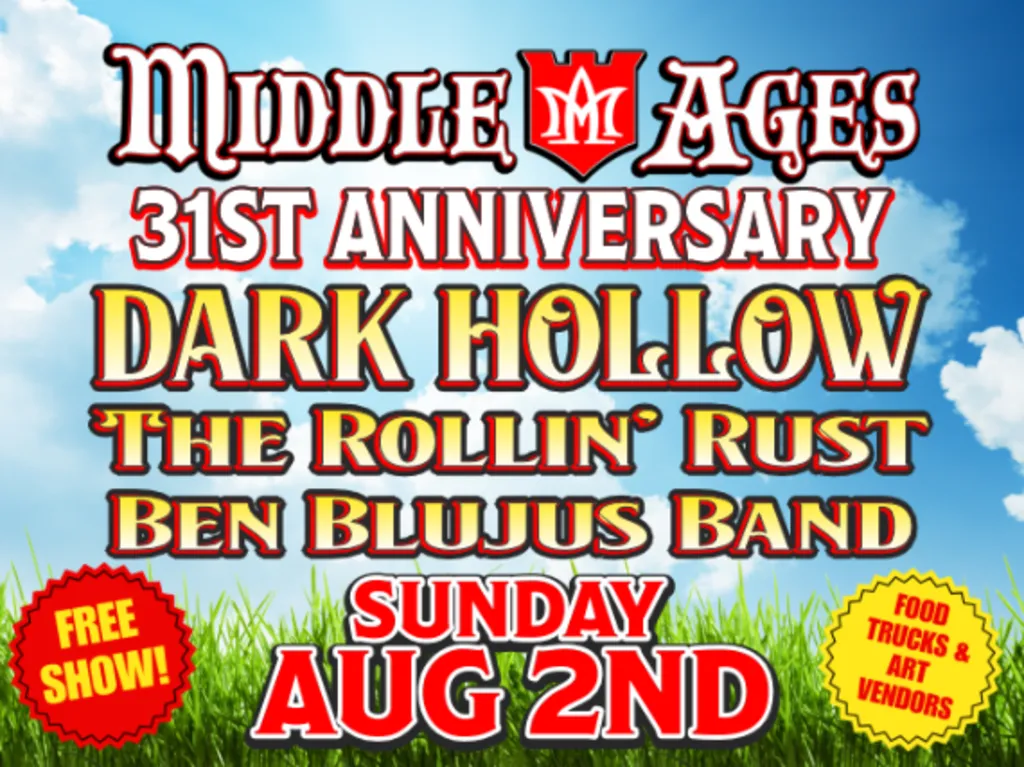 Visions FCU Presents: Middle Ages 31st Anniversary Party