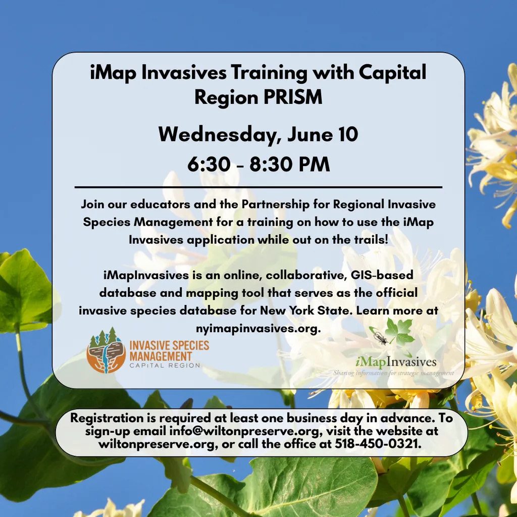 iMapInvasives Training with Capital Region PRISM