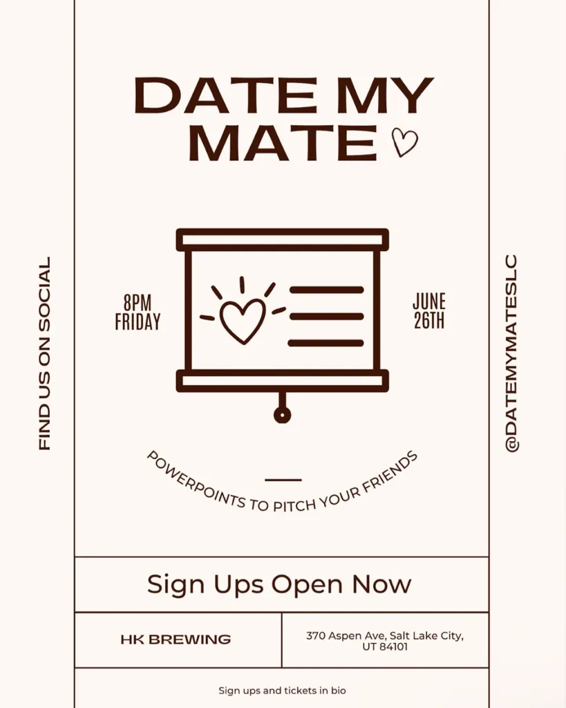 Date My Mate at HK Brewing Co